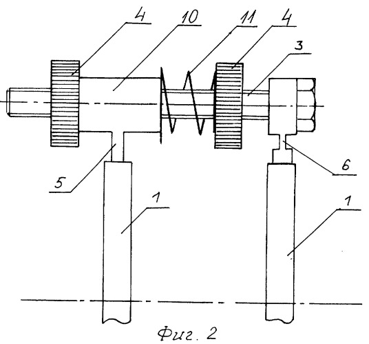 Компрессионно-дистракционный аппарат (варианты) (патент 2277391)