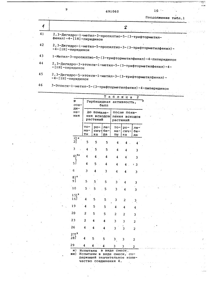 Гербицидная композиция (патент 691060)