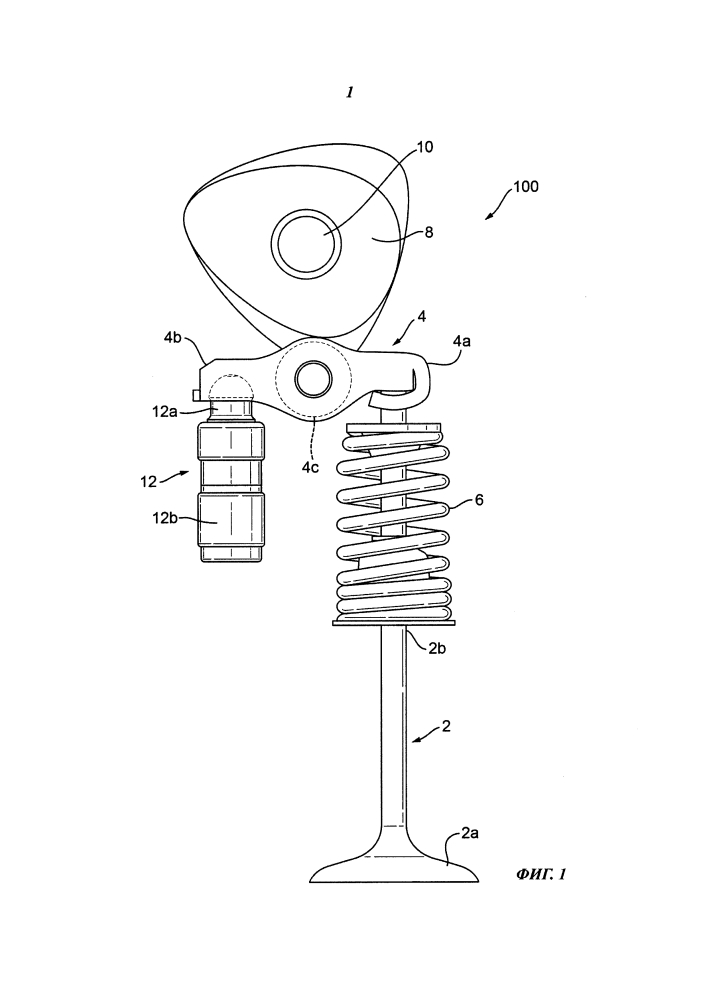 Регулятор зазора и роликовый толкатель для клапанного механизма двигателя внутреннего сгорания, способы их изготовления, клапанной механизм и способ его сборки (патент 2640308)
