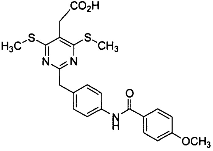 Алкилтиопиримидины в качестве антагонистов crth2 (патент 2491280)