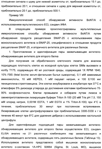 Иммунологические анализы активности ботулинического токсина серотипа а (патент 2491293)