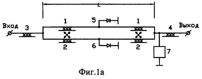 Диодный ограничитель мощности свч сигнала (патент 2258278)