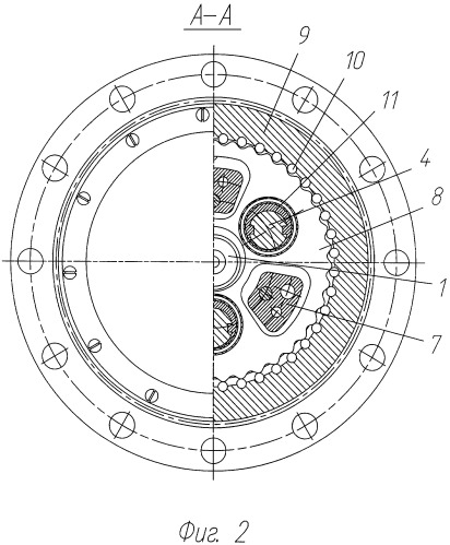 Планетарно-цевочный редуктор (патент 2420678)