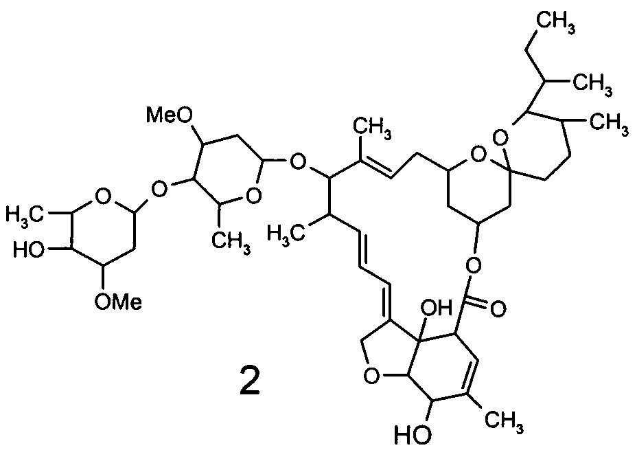 4"-о,5-о-ди(метилкарбамат)ивермектина, способ его получения и антипаразитарное средство на его основе (патент 2627277)
