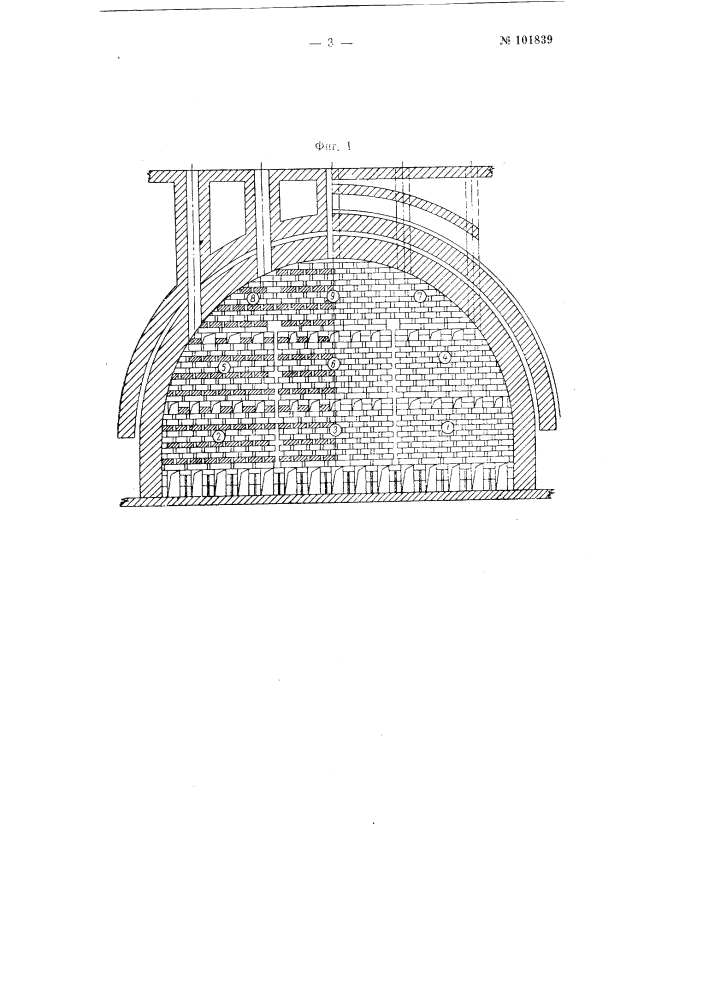 Способ механизированной садки кирпича в кольцевую печь (патент 101839)