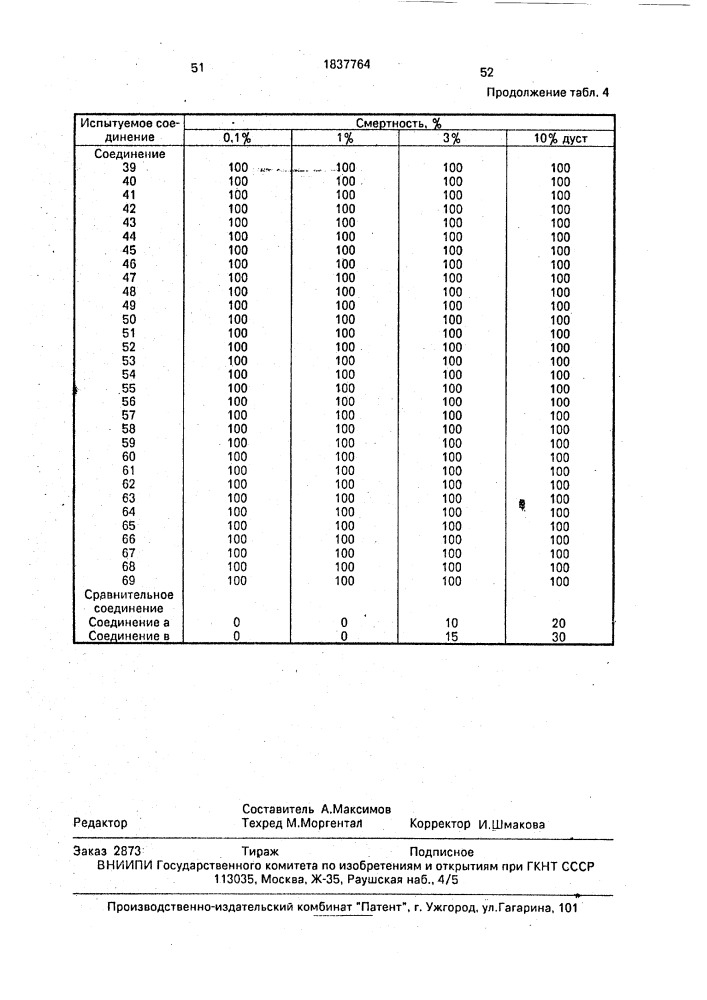 Инсектицидная композиция (ее варианты) (патент 1837764)