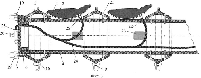 Разборный судоподъемный понтон (патент 2483969)