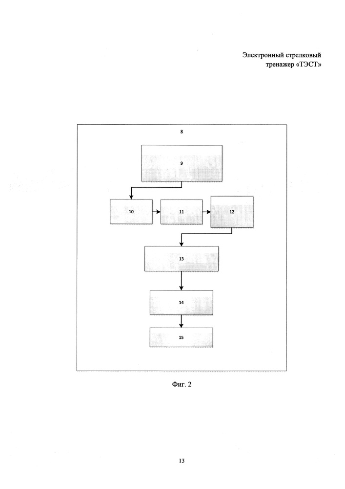 Электронный стрелковый тренажер "тэст" (патент 2640952)