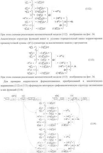 Функциональная структура корректировки аргументов промежуточной суммы &#177;[s&#39;&#39;i] параллельного сумматора в позиционно-знаковых кодах f(+/-) (патент 2362204)