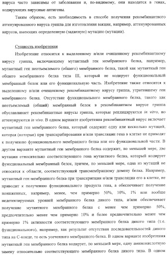 Выделенный рекомбинантный вирус гриппа и способы его получения (патент 2351651)