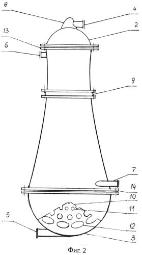 Теплообменник-реактор (патент 2511815)