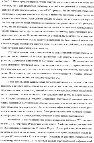 Гетерогенная композитная углеродистая каталитическая система и способ, использующий каталитически активное золото (патент 2372985)