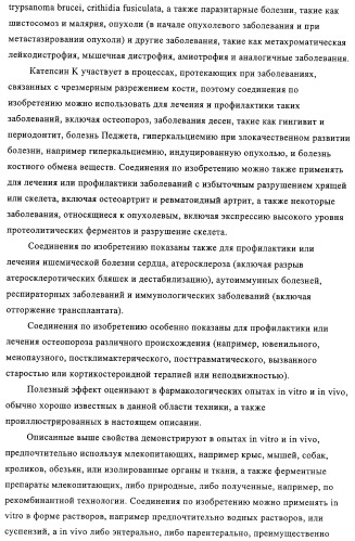 Пирролопиримидины, обладающие свойствами ингибитора катепсина к, и способ их получения (варианты) (патент 2331644)