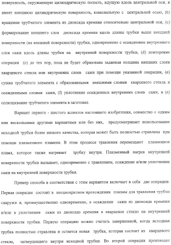 Способ изготовления заготовки оптического волокна (варианты) (патент 2307801)