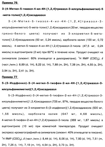 [1,2,4]оксадиазолы (варианты), способ их получения, фармацевтическая композиция и способ ингибирования активации метаботропных глютаматных рецепторов-5 (патент 2352568)