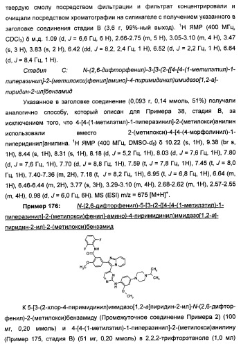 Имидазопиридиновые ингибиторы киназ (патент 2469036)