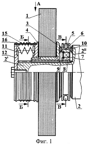 Устройство для крепления шлифовального круга со статико-импульсным нагружением (патент 2302331)