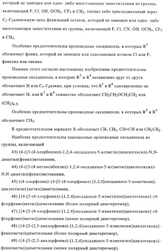 Замещенные производные оксадиазола и их применение в качестве лигандов опиоидных рецепторов (патент 2430098)