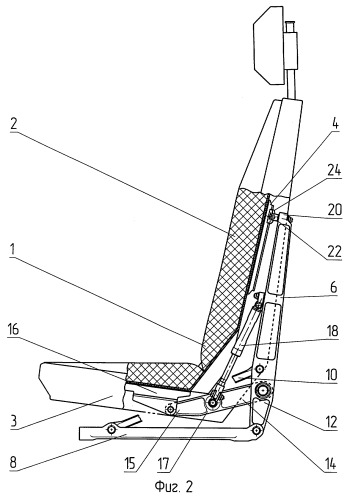 Энергопоглощающее кресло летательного аппарата (патент 2270138)