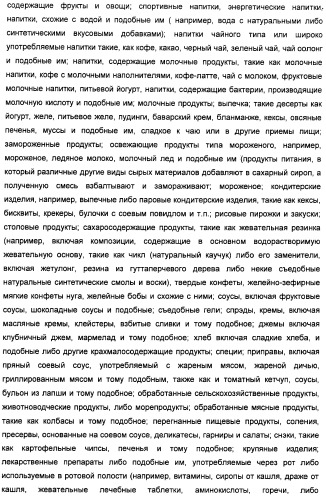 Композиции подсластителя, обладающие повышенной степенью сладости и улучшенными временными и/или вкусовыми характеристиками (патент 2459435)