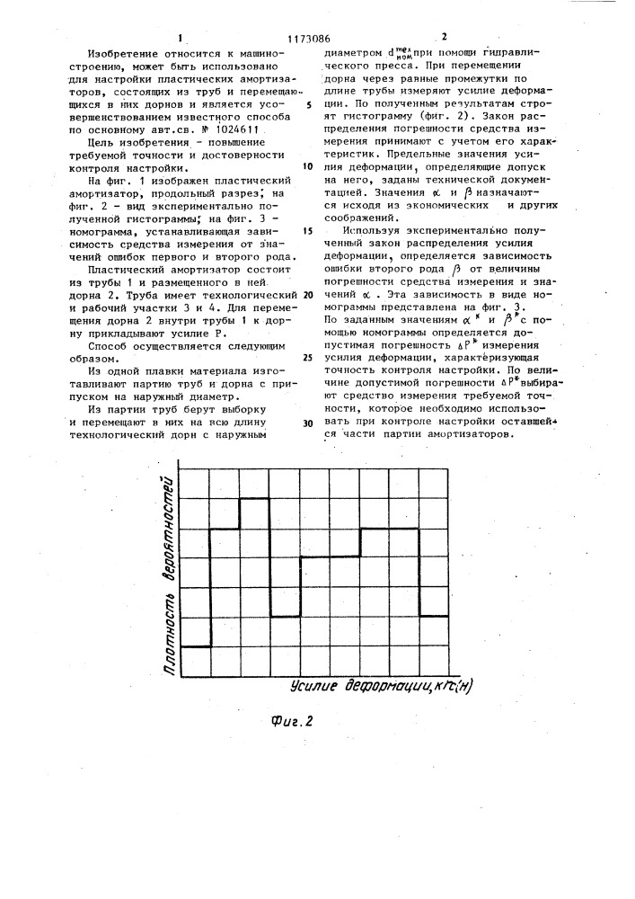 Способ настройки партии пластических амортизаторов (патент 1173086)