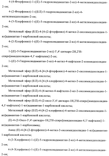 Производные имидазолона и имидазолидинона как 11в-hsd1 ингибиторы при диабете (патент 2439062)