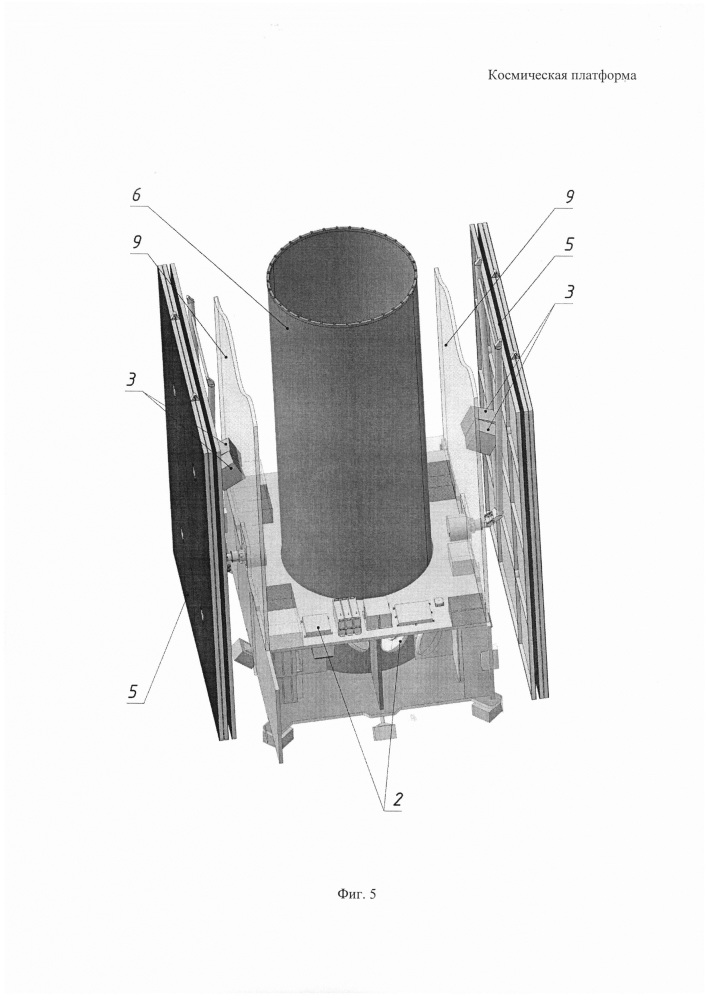 Космическая платформа (патент 2648520)
