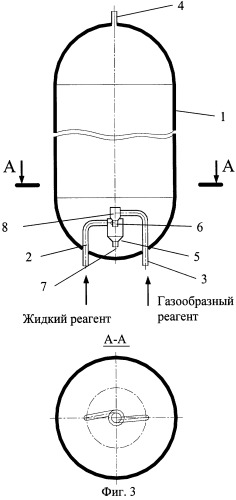 Газожидкостный реактор (варианты) (патент 2256495)