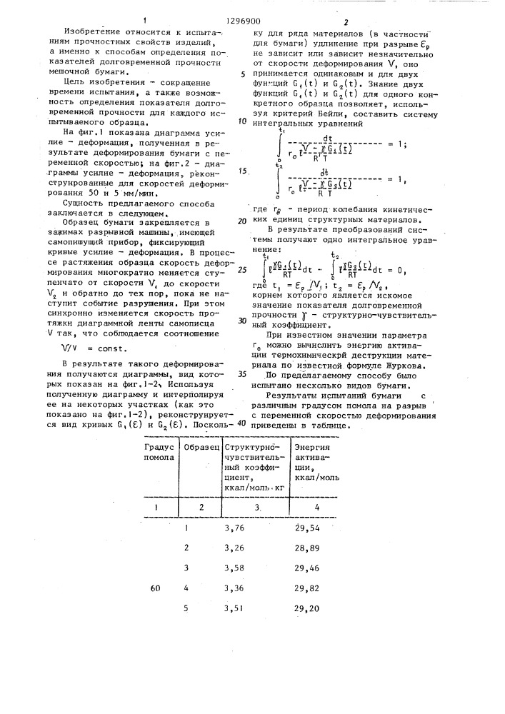 Способ определения показателя долговременной прочности бумаги (патент 1296900)