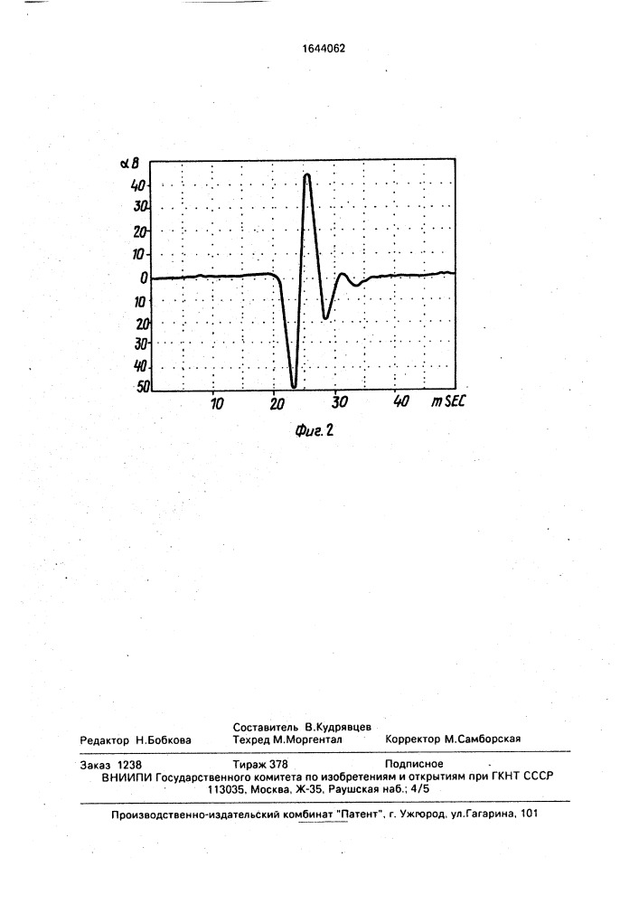 Способ генерации гидроакустического импульсного сигнала (патент 1644062)
