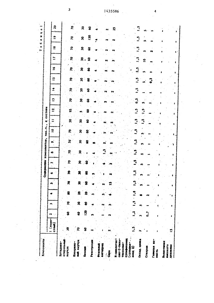 Резиновая смесь (патент 1435586)