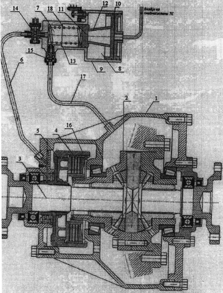 Устройство блокировки дифференциала (патент 2651944)