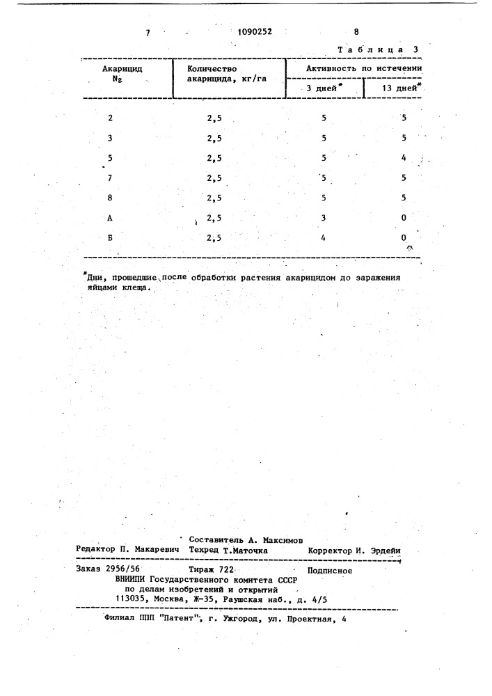 Способ борьбы с клещами (патент 1090252)