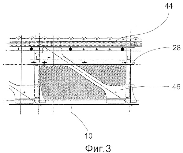 Компоновка удлиненной заслонки понижения давления (патент 2423288)