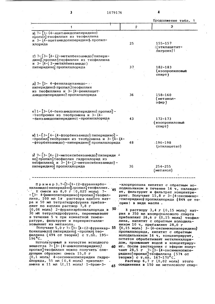 Способ получения производных ксантина или их кислотно- аддитивных солей (патент 1079176)