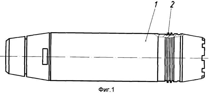 Артиллерийский снаряд к нарезному оружию (патент 2382325)