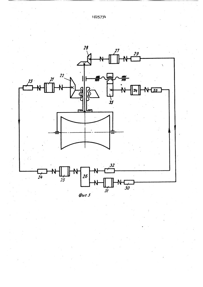 Линия для термомеханической обработки труб (патент 1025734)