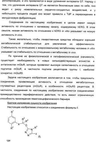 Модуляторы mglur5 (патент 2439068)