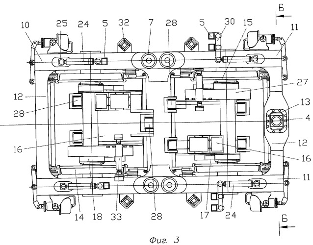 Железнодорожное тяговое транспортное средство с двухосными тележками (варианты) (патент 2307756)