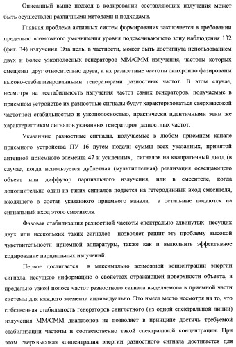 Способ формирования изображений в миллиметровом и субмиллиметровом диапазоне волн (варианты), система формирования изображений в миллиметровом и субмиллиметровом диапазоне волн (варианты), диффузорный осветитель (варианты) и приемо-передатчик (варианты) (патент 2349040)