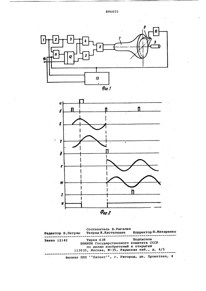 Преобразователь угла поворота вала в код (патент 896655)