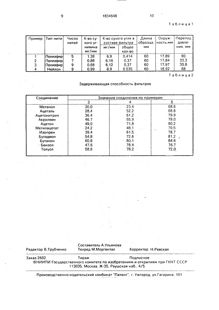 Фильтр и способ его изготовления (патент 1834648)