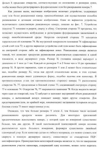 Бесконтактные способы обнаружения молекулярных колоний, наборы реагентов и устройство для их осуществления (патент 2394915)