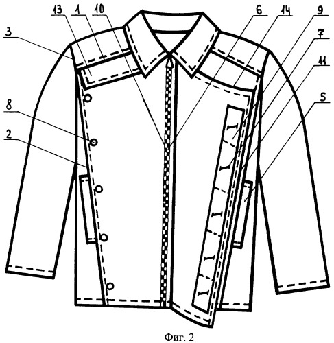 Защитная куртка (патент 2314002)