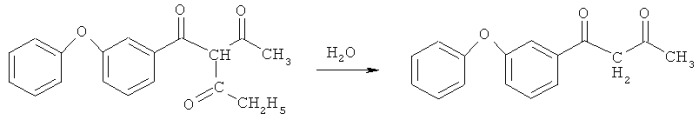 Способ получения 1-(3-феноксифенил)бутан-1,3-диона (патент 2529029)