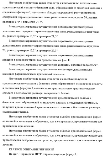 Кристаллические и другие формы солей, образованных из молочной кислоты и 4-амино-5-фтор-3-[6-(4-метилпиперазин-1-ил)-1н-бензимидазол-2-ил]-1н-хинолин-2-она (патент 2425041)