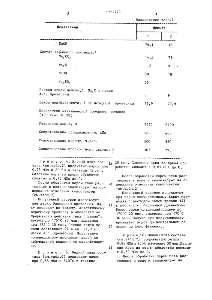 Способ обработки жидкого плава при получении раствора для варки целлюлозосодержащего сырья (патент 1227749)