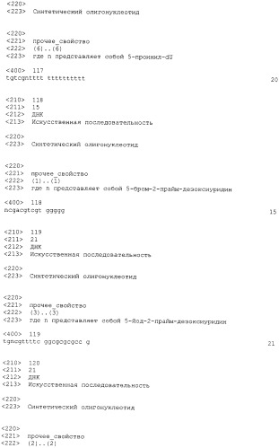 Cpg-олигонуклеотидные аналоги, содержащие гидрофобные т-аналоги с усиленной иммуностимулирующей активностью (патент 2477315)