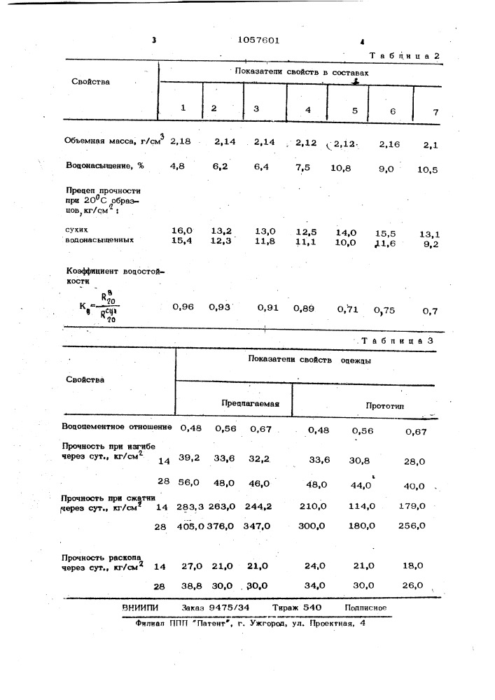 Дорожная одежда (патент 1057601)