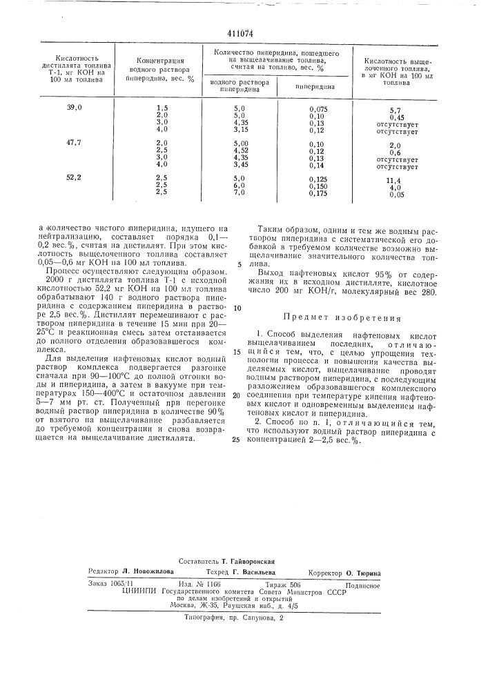 Патент ссср  411074 (патент 411074)